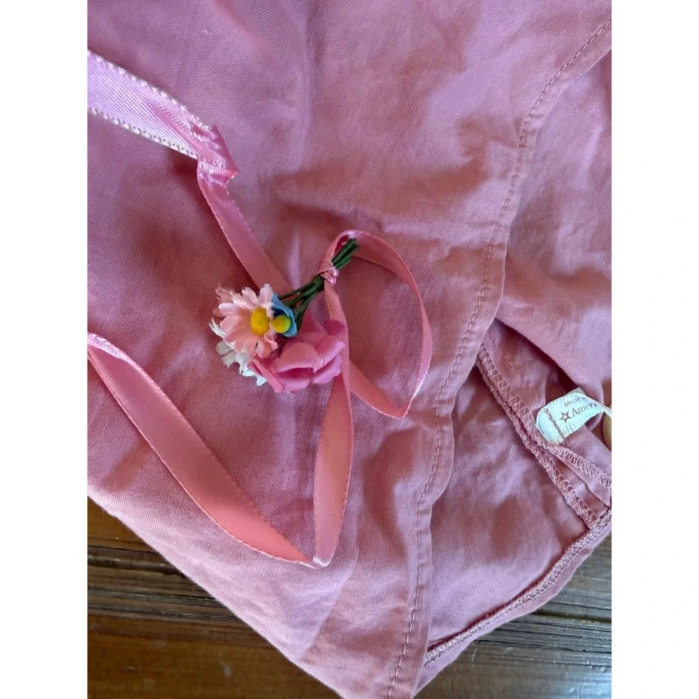 American Girl Felicity Spring Gown Birthday Dress & Vintage hair Pompon